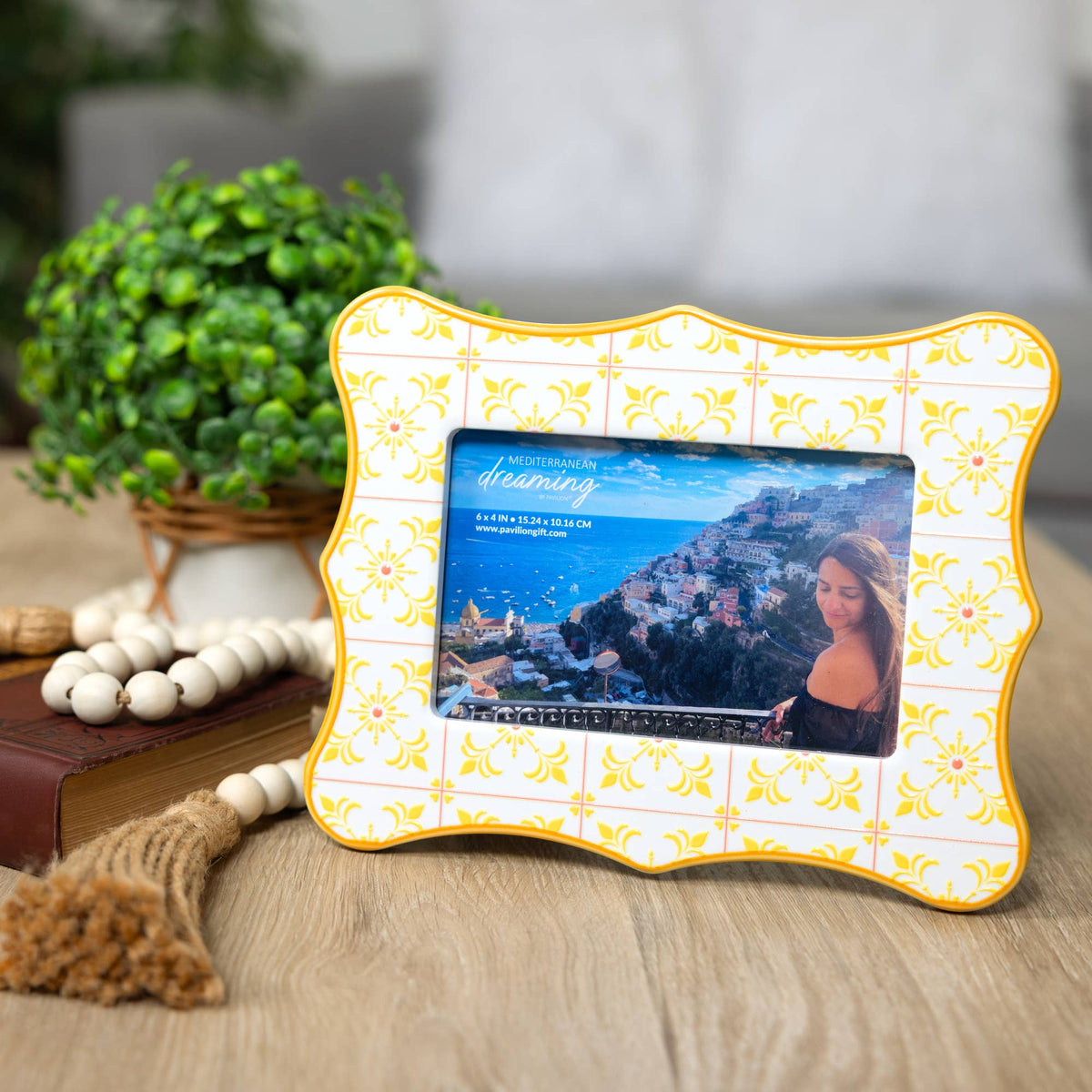 Yellow Pattern Frame