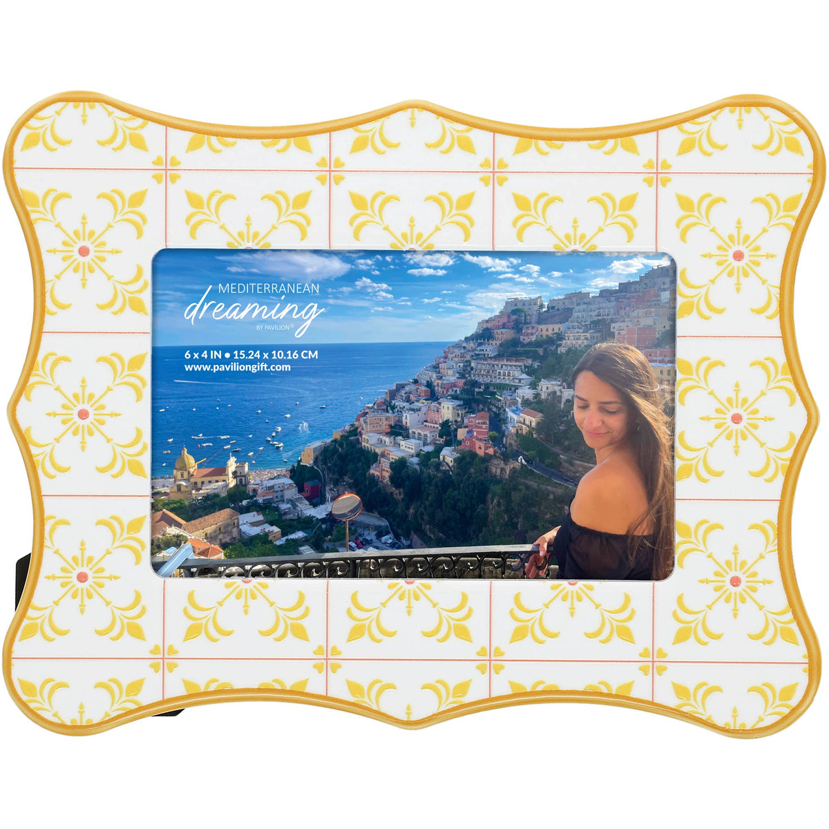 Yellow Pattern Frame