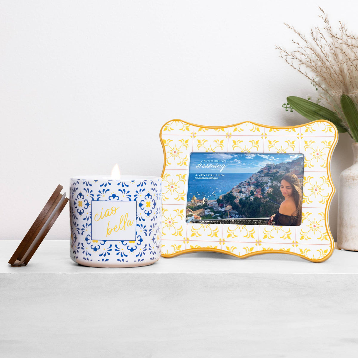 Yellow Pattern Frame