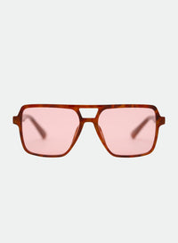 Zoya Orange Tort-Pink Sunglasses