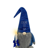 Light It Up Hanukkah Plush Gnome