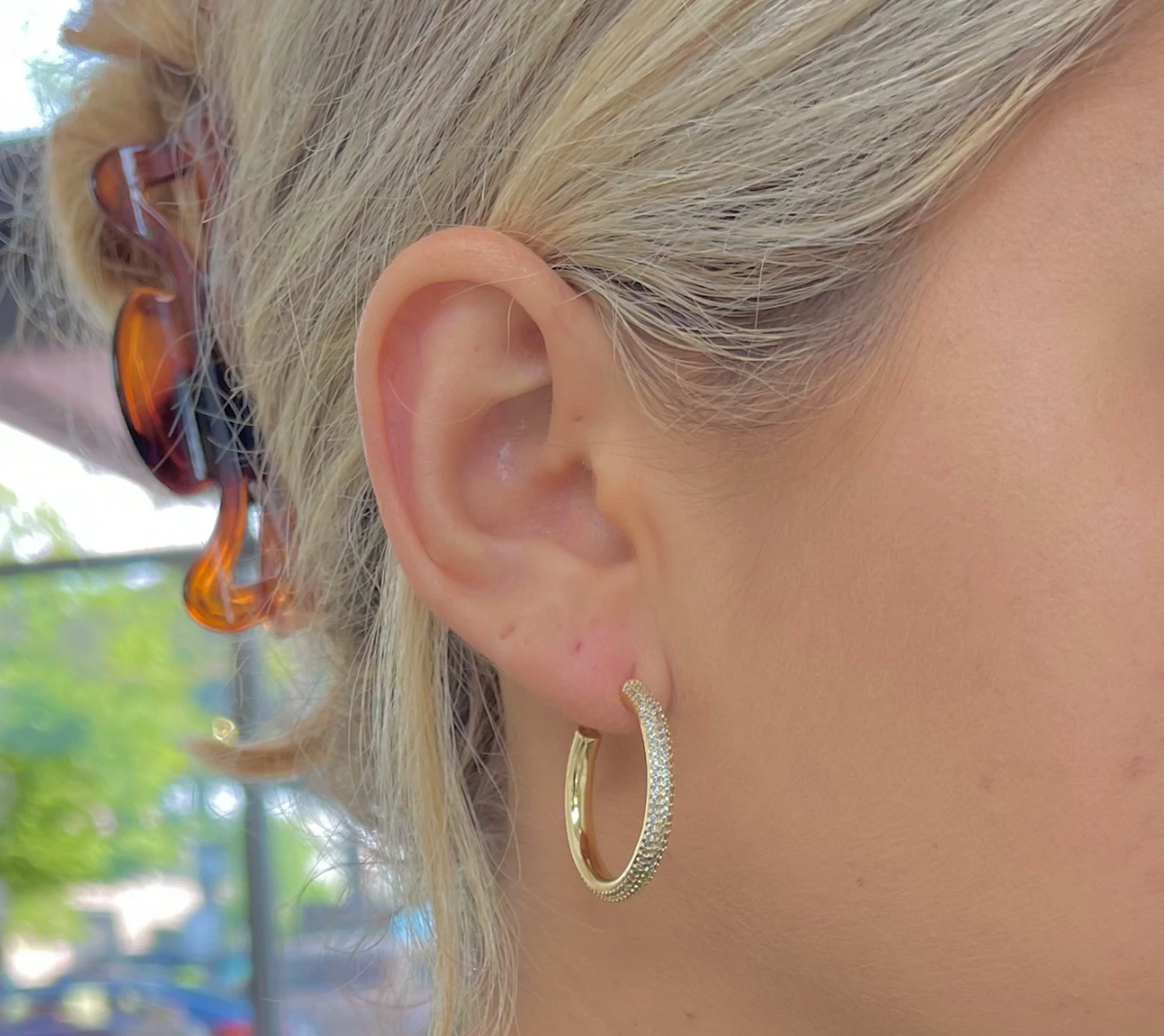 Jennie Gold Hoop Earrings